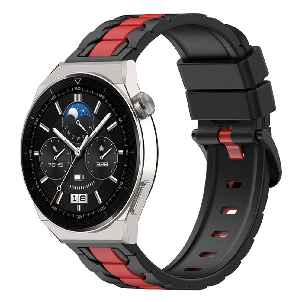 Meget elegant Universal Huawei Silikone Urrem - Sort#serie_1