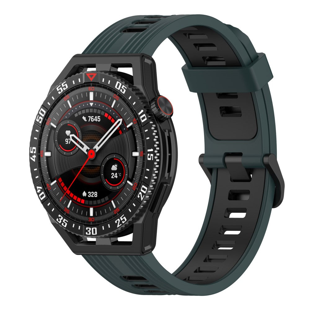 Rigtigt Skøn Silikone Universal Rem passer til Smartwatch - Grøn#serie_3