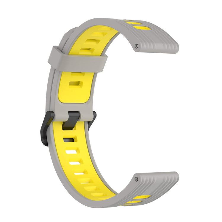 Rigtigt Skøn Silikone Universal Rem passer til Smartwatch - Gul#serie_7