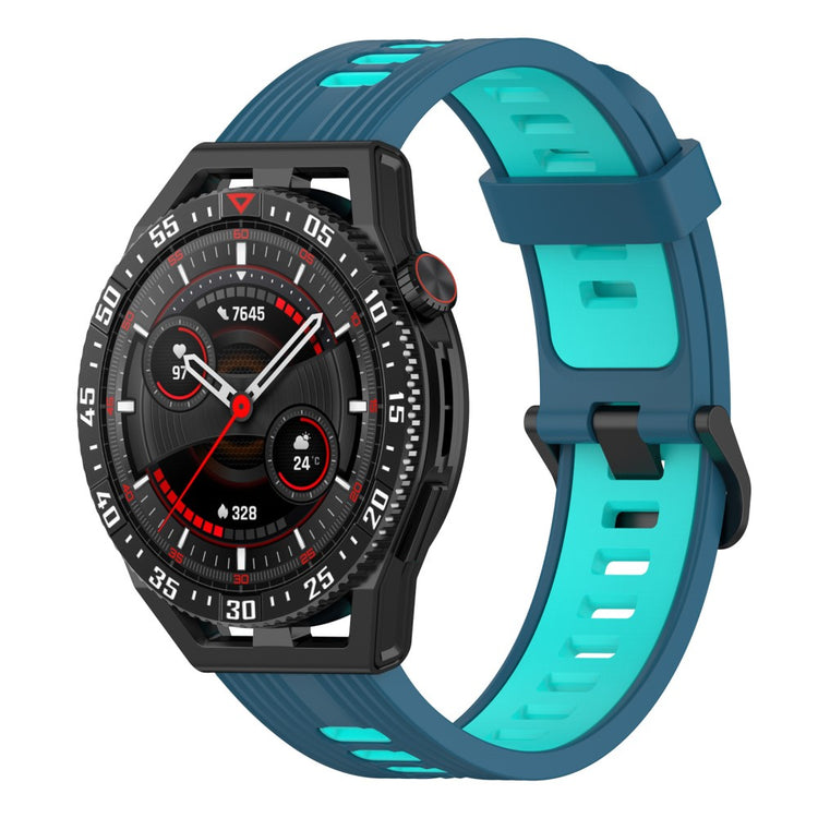 Rigtigt Skøn Silikone Universal Rem passer til Smartwatch - Blå#serie_8