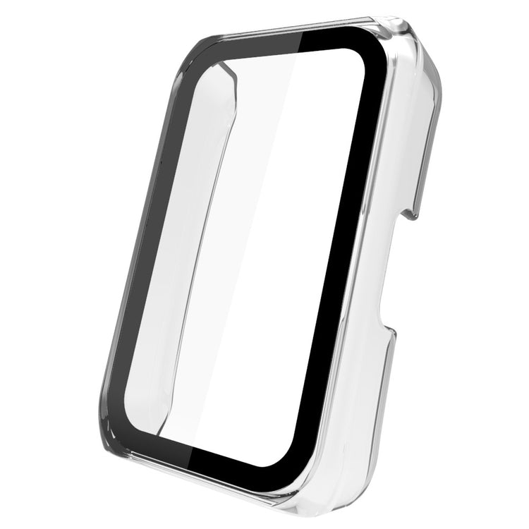Super Fint Huawei Band 7 / Honor Band 6 Cover med Skærmbeskytter i Plastik og Hærdet Glas - Gennemsigtig#serie_1