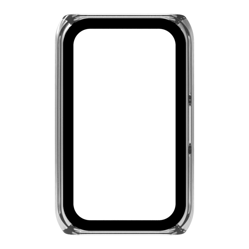 Super Fint Huawei Band 7 / Honor Band 6 Cover med Skærmbeskytter i Plastik og Hærdet Glas - Beige#serie_6
