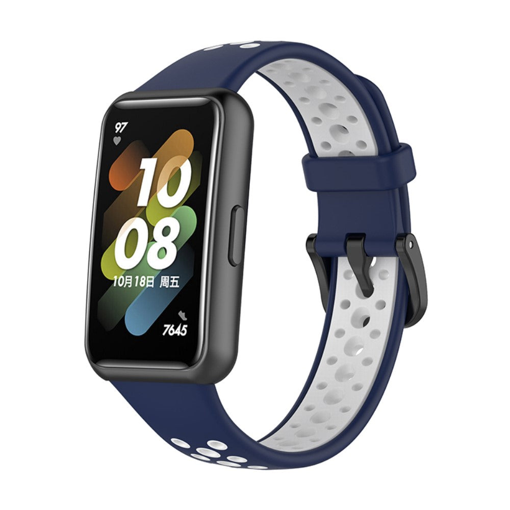 Super godt Huawei Band 7 Silikone Rem - Blå#serie_1