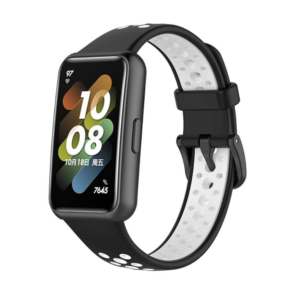 Super godt Huawei Band 7 Silikone Rem - Grøn#serie_10