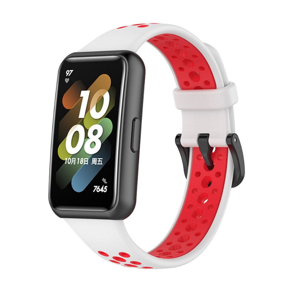 Super godt Huawei Band 7 Silikone Rem - Hvid#serie_9