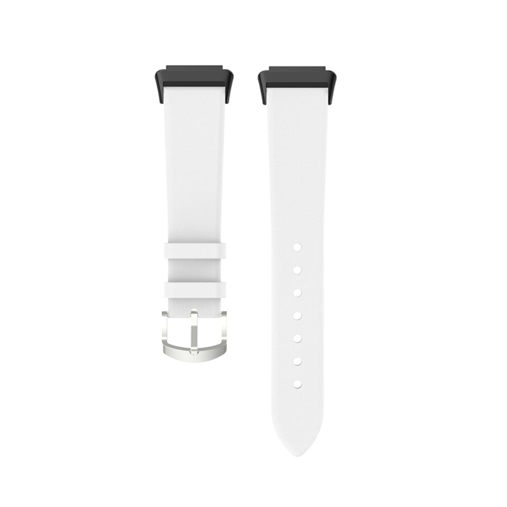 Mega cool Huawei Band 7 Ægte læder Urrem - Hvid#serie_2