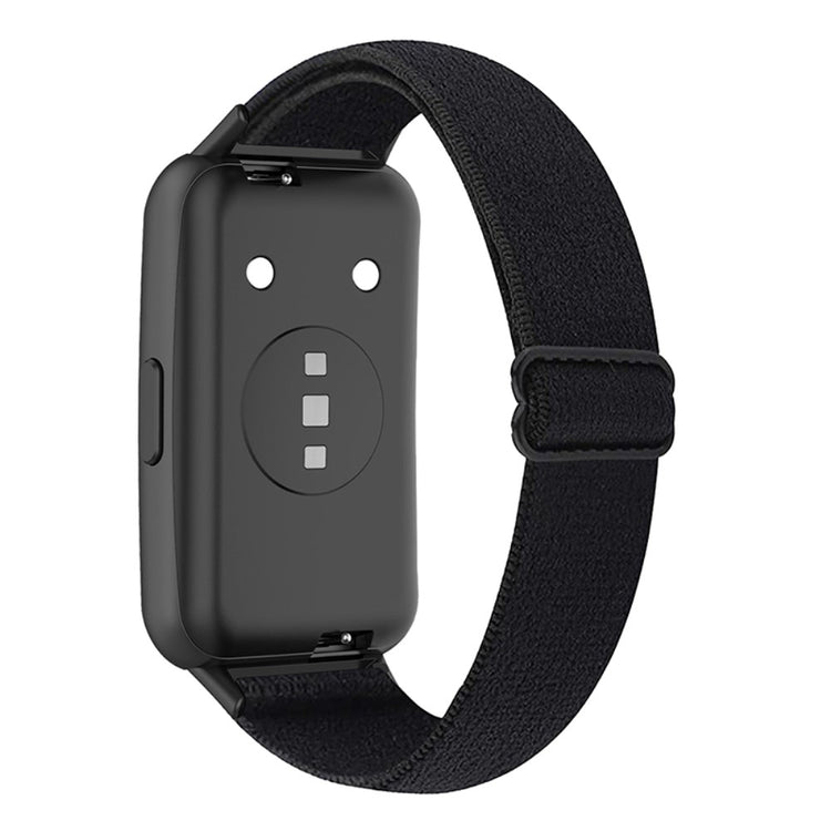 Mega skøn Huawei Band 7 Ægte læder Rem - Sort#serie_4