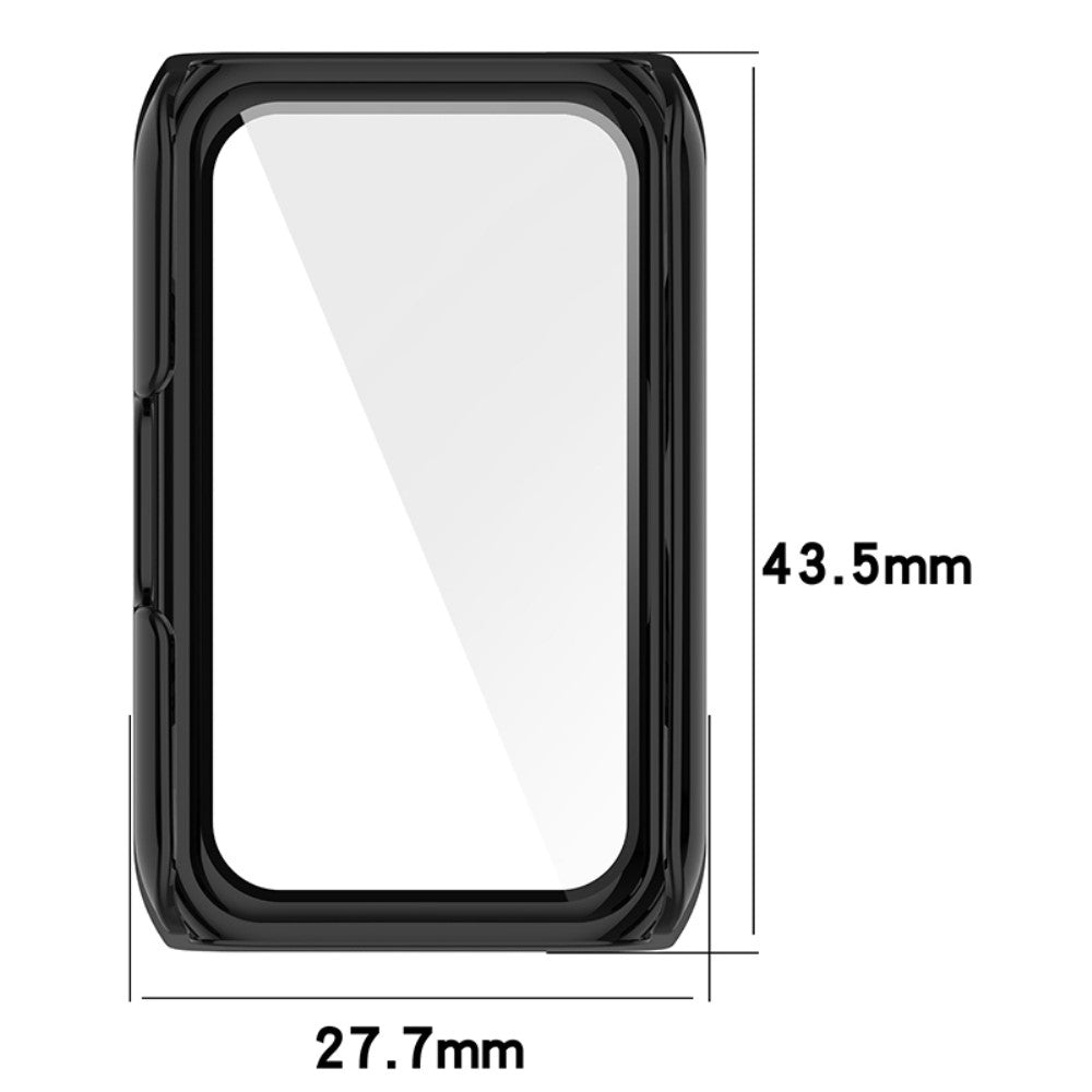 Super Fint Universal Cover med Skærmbeskytter i Plastik og Glas - Sort#serie_1