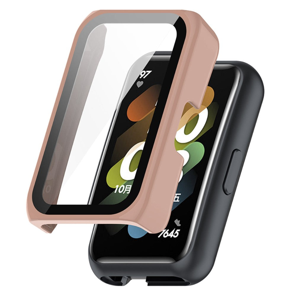 Super Fint Universal Cover med Skærmbeskytter i Plastik og Glas - Pink#serie_6