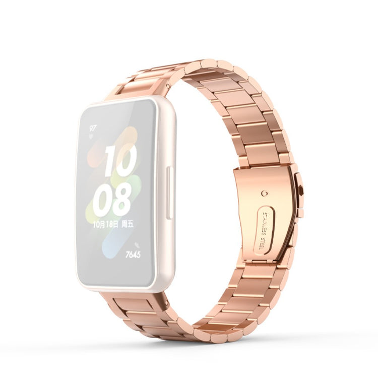 Helt vildt rart Huawei Band 7 Metal Rem - Pink#serie_033