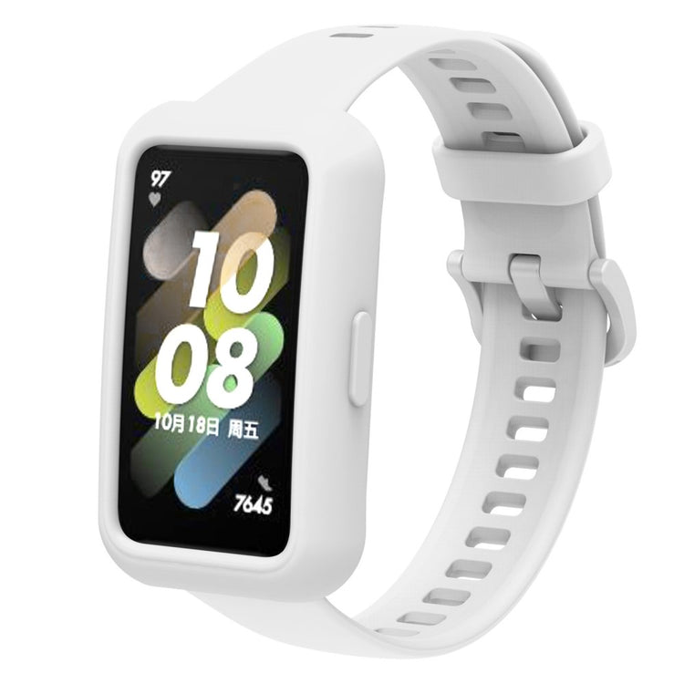 Flot Huawei Band 7 Silikone Cover - Hvid#serie_2