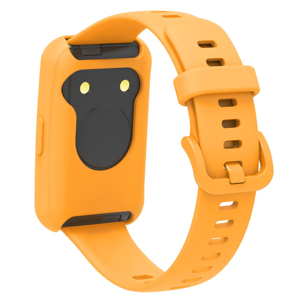 Flot Huawei Band 7 Silikone Cover - Gul#serie_3