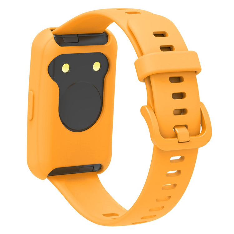 Flot Huawei Band 7 Silikone Cover - Gul#serie_3