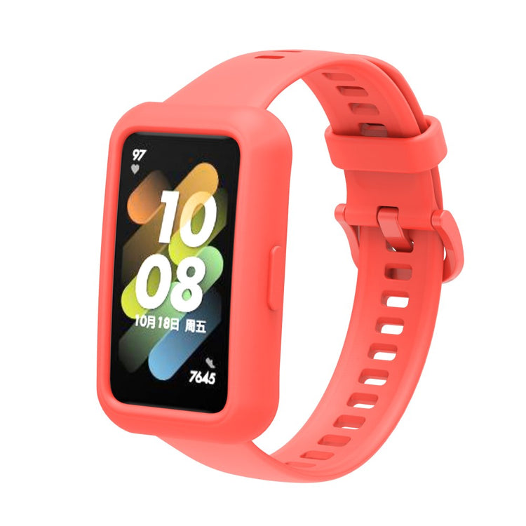 Flot Huawei Band 7 Silikone Cover - Orange#serie_6
