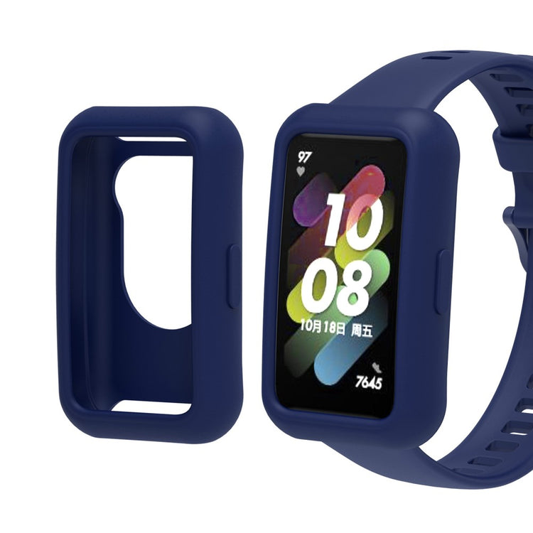Flot Huawei Band 7 Silikone Cover - Blå#serie_9