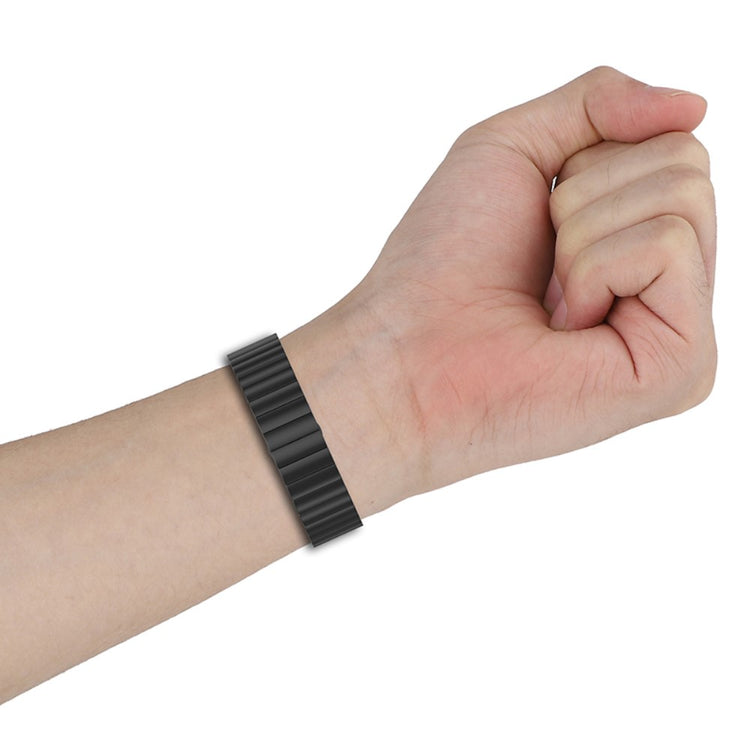 Rigtigt flot Huawei Band 7 Metal Rem - Sort#serie_038