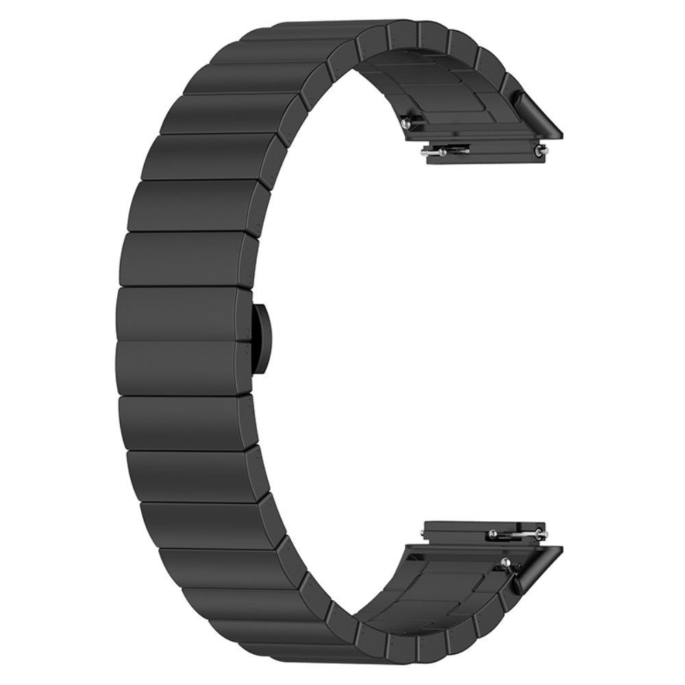 Rigtigt flot Huawei Band 7 Metal Rem - Sort#serie_038