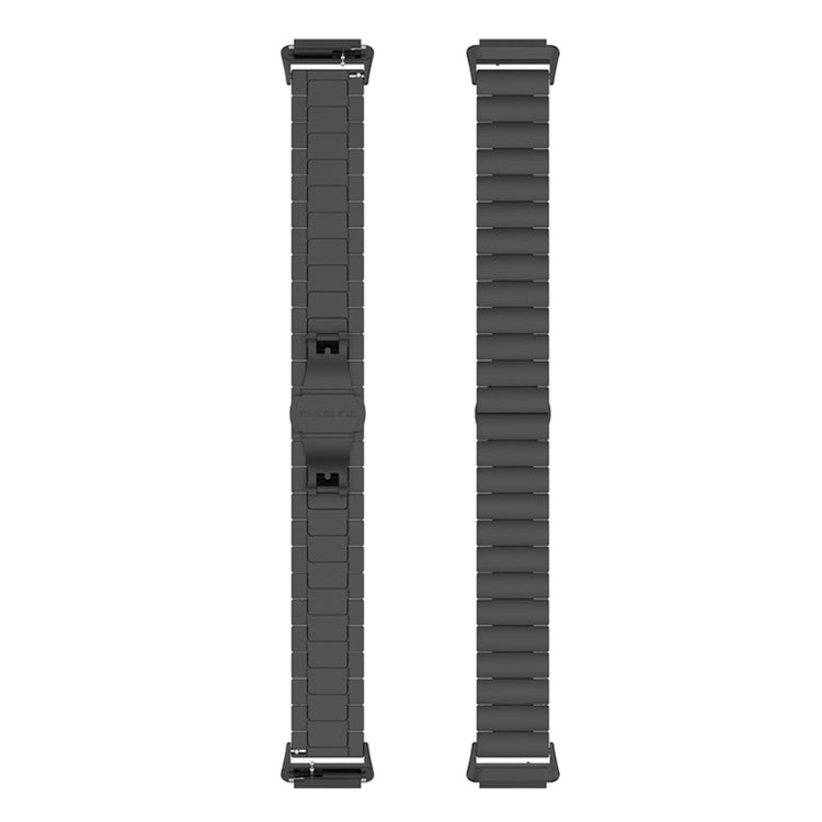 Rigtigt flot Huawei Band 7 Metal Rem - Sort#serie_038