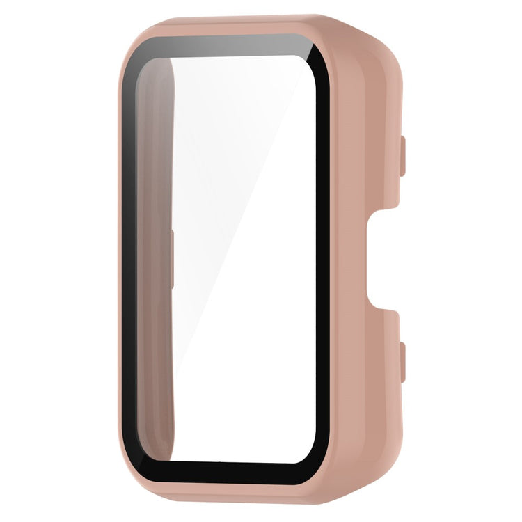 Super Fint Huawei Watch Fit 2 Cover med Skærmbeskytter i Plastik og Hærdet Glas - Pink#serie_6