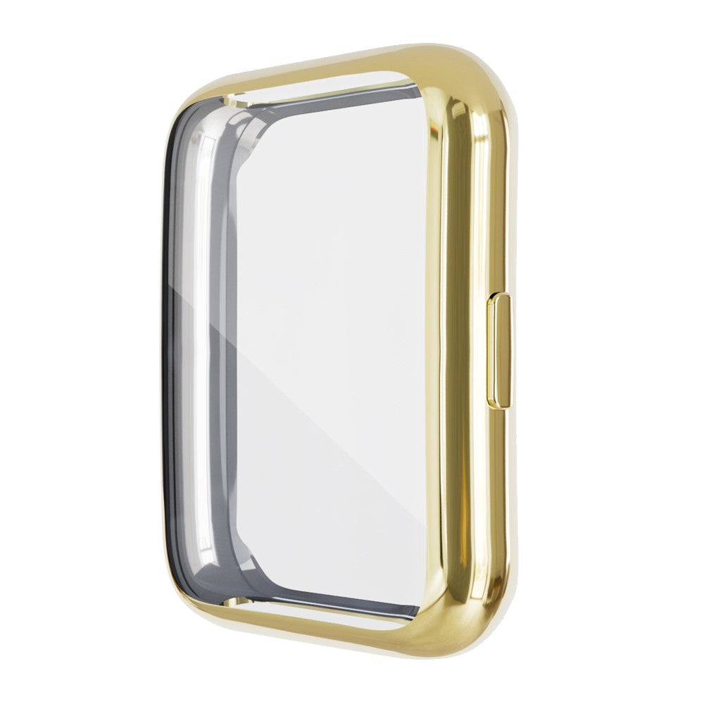 Godt Huawei Watch Fit 2 Cover med Skærmbeskytter i Silikone - Guld#serie_1
