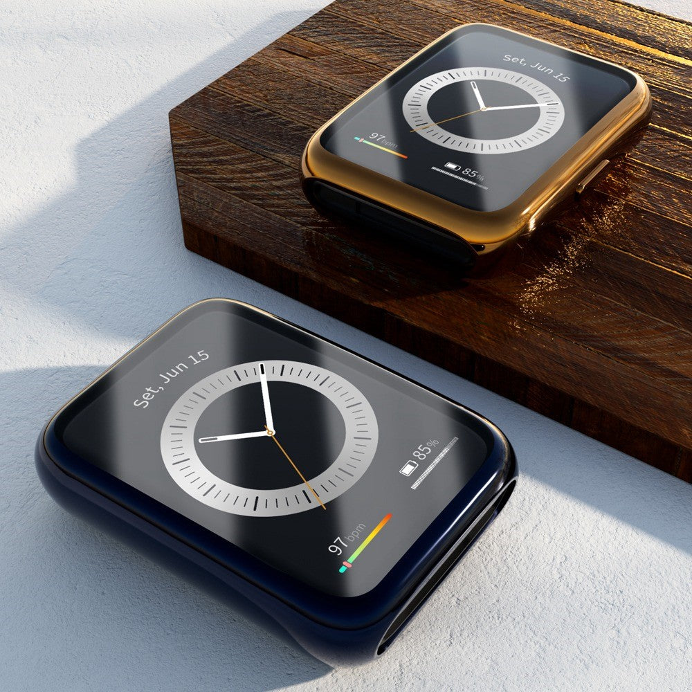 Godt Huawei Watch Fit 2 Cover med Skærmbeskytter i Silikone - Gennemsigtig#serie_2