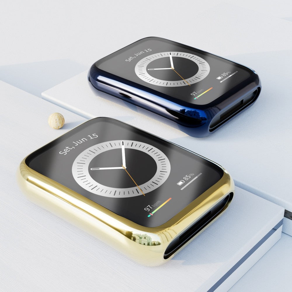 Godt Huawei Watch Fit 2 Cover med Skærmbeskytter i Silikone - Sølv#serie_3