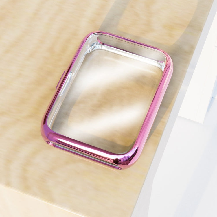 Godt Huawei Watch Fit 2 Cover med Skærmbeskytter i Silikone - Pink#serie_4