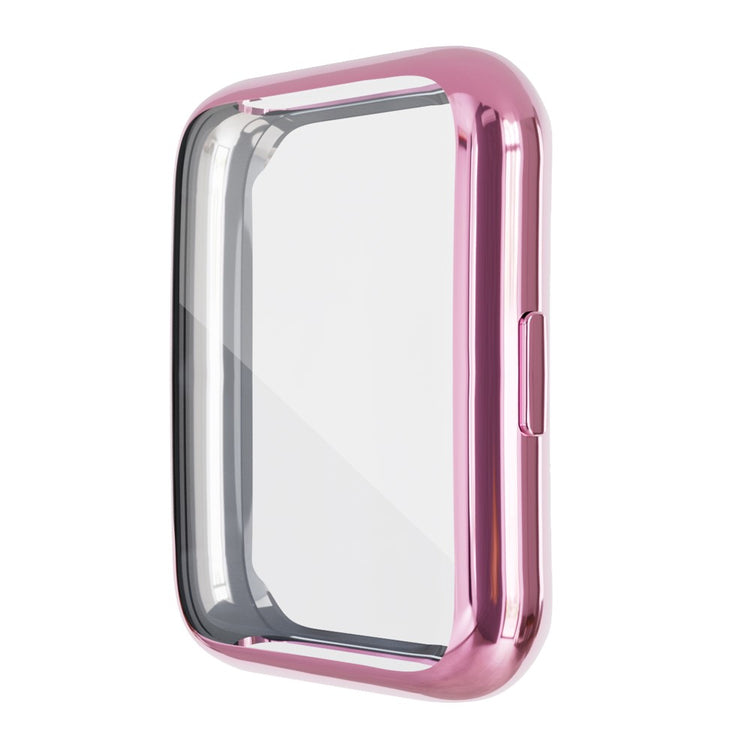 Godt Huawei Watch Fit 2 Cover med Skærmbeskytter i Silikone - Pink#serie_4