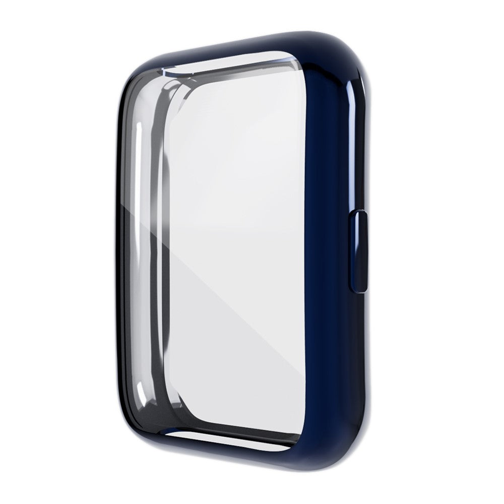 Godt Huawei Watch Fit 2 Cover med Skærmbeskytter i Silikone - Blå#serie_7