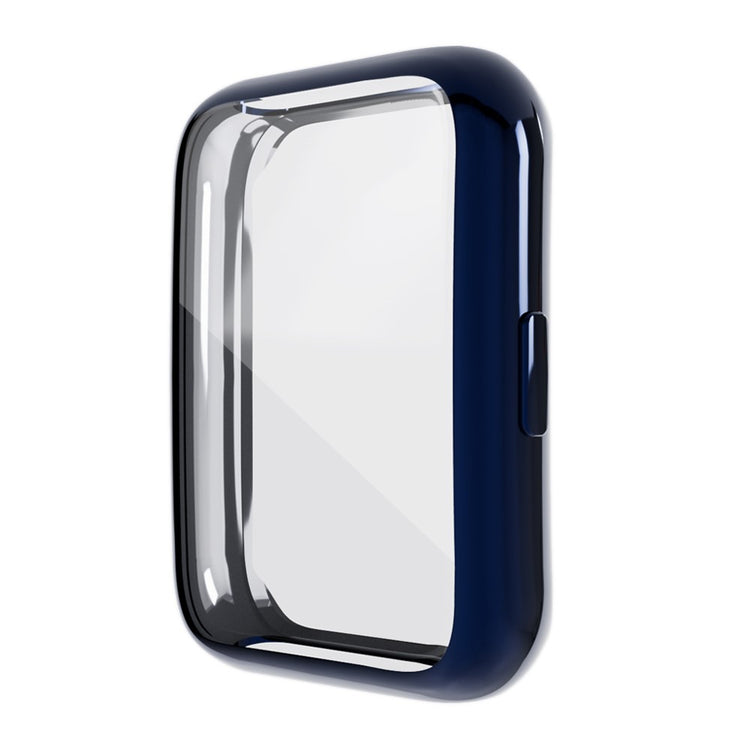 Godt Huawei Watch Fit 2 Cover med Skærmbeskytter i Silikone - Blå#serie_7