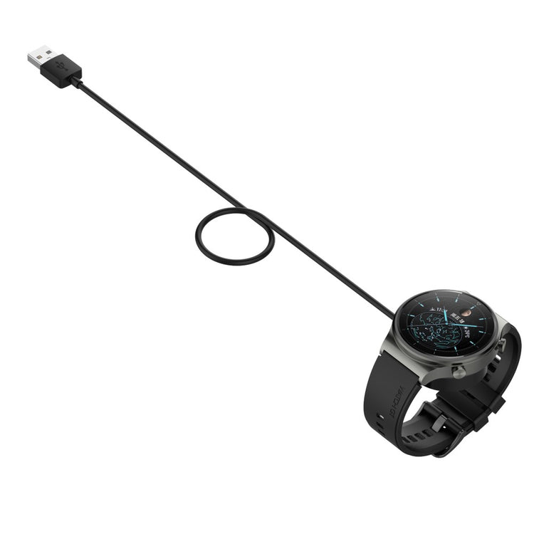 1m Plastik Huawei Watch GT Cyber Magnetisk Opladningskabel - Sort#serie_1