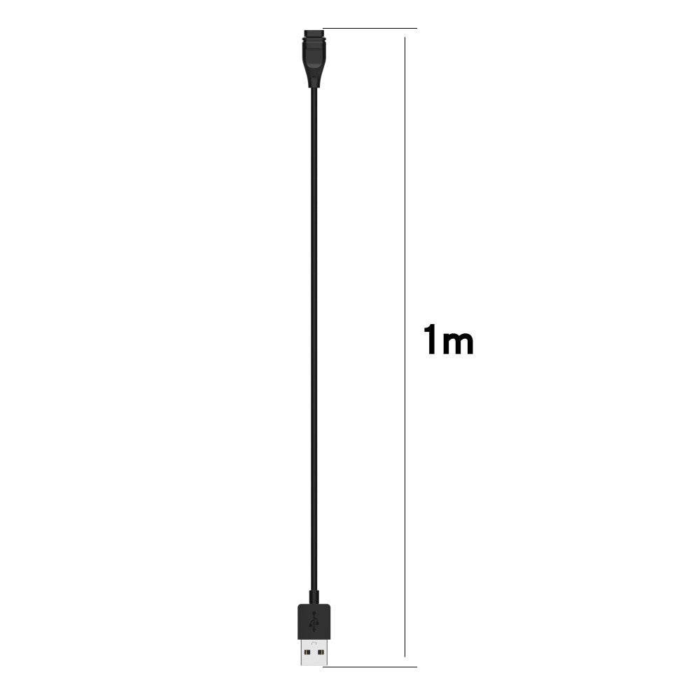 1m Universal Coros    USB Opladningskabel - Sort#serie_1