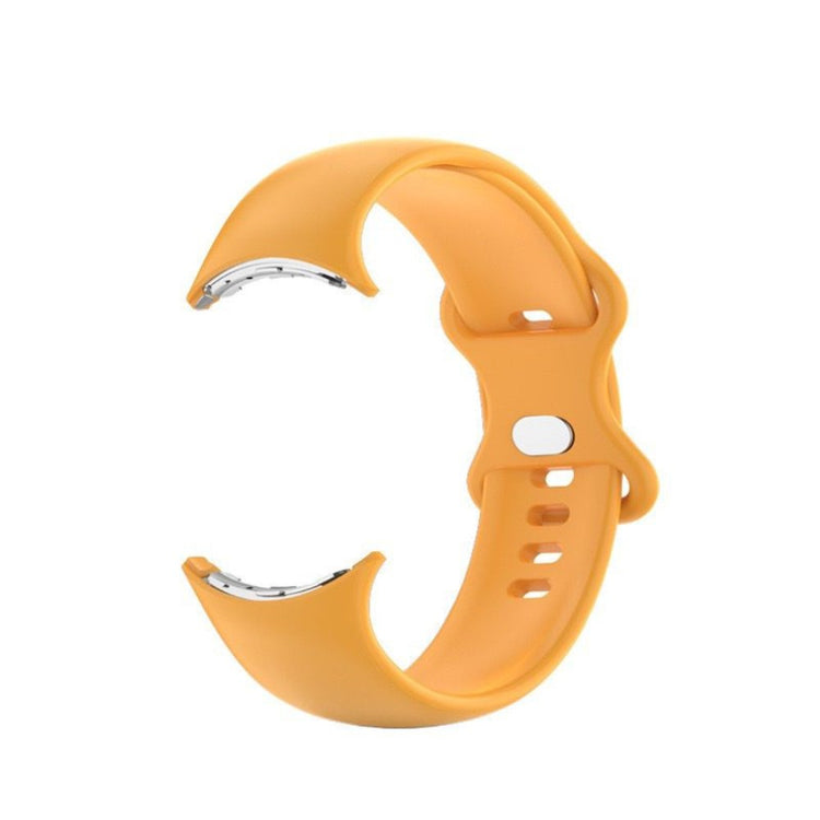 Smuk Google Pixel Watch Silikone Rem - Størrelse: L - Gul#serie_3