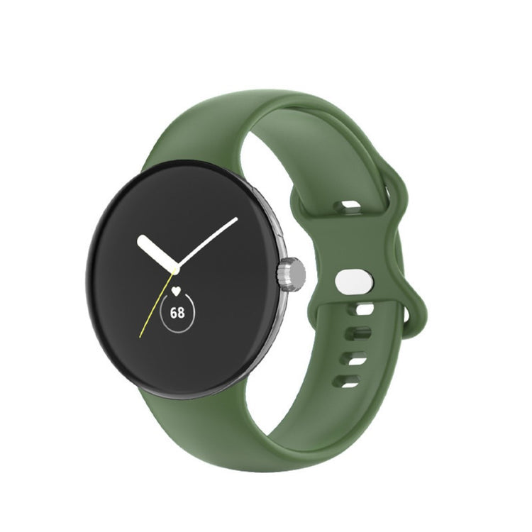 Smuk Google Pixel Watch Silikone Rem - Størrelse: L - Blå#serie_6