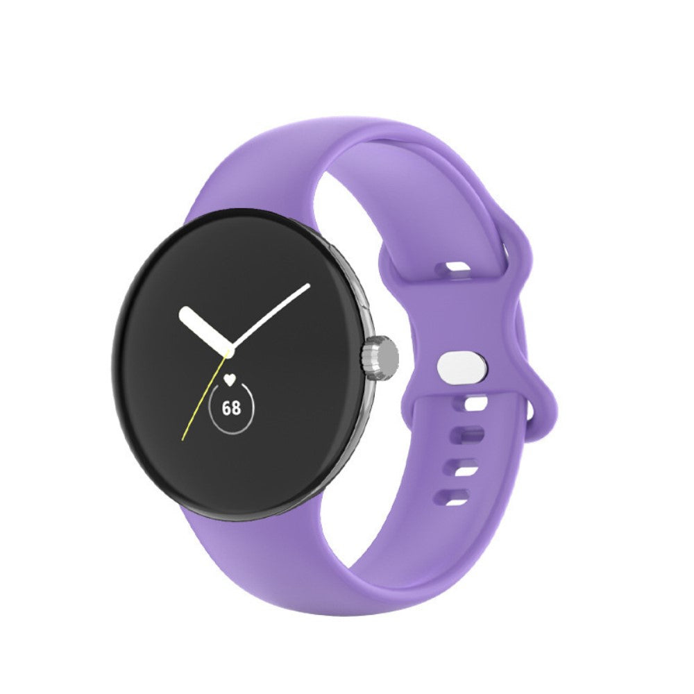 Smuk Google Pixel Watch Silikone Rem - Størrelse: L - Lilla#serie_7