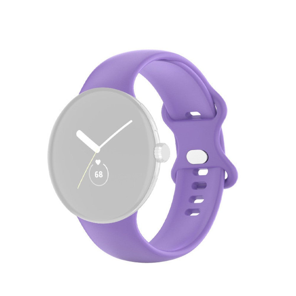 Smuk Google Pixel Watch Silikone Rem - Størrelse: L - Lilla#serie_7