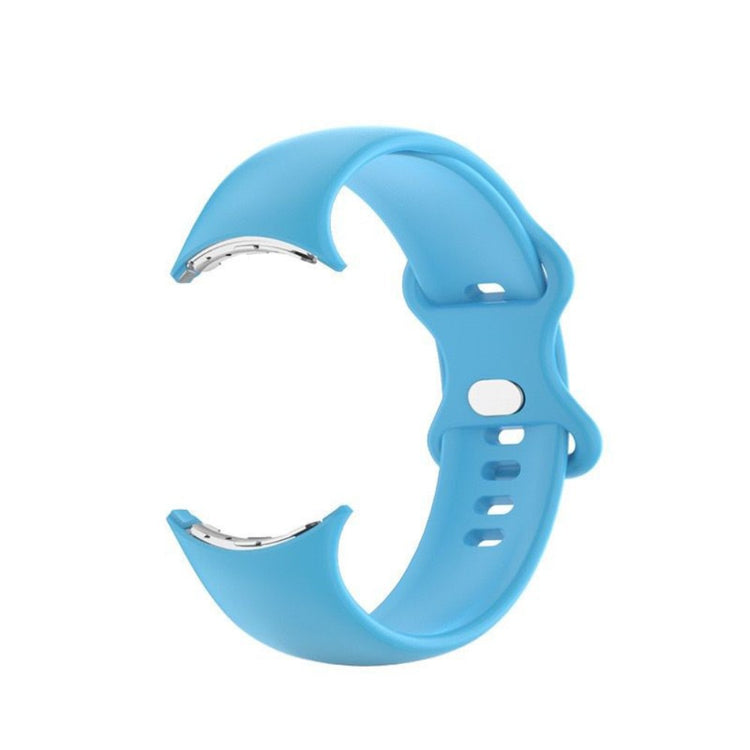 Smuk Google Pixel Watch Silikone Rem - Størrelse: L - Blå#serie_8