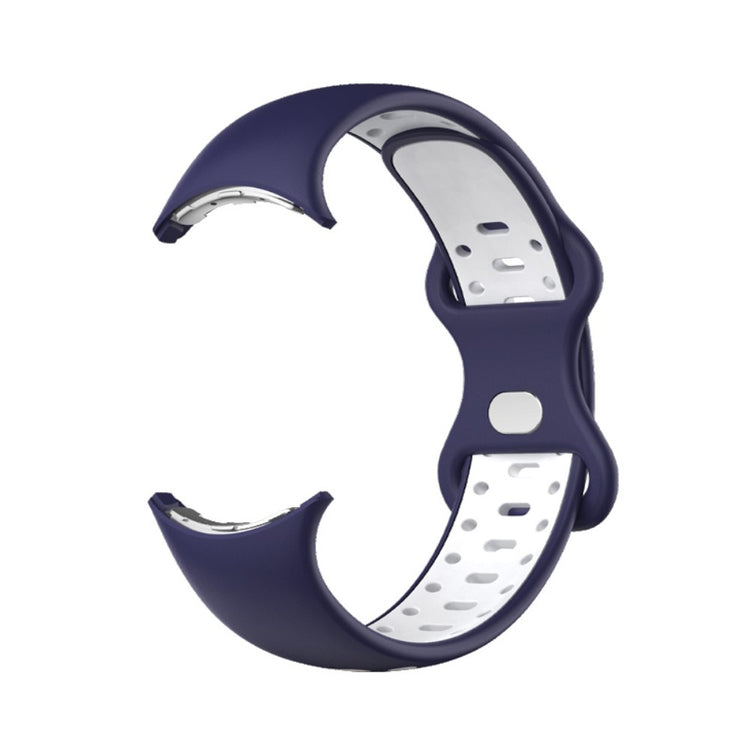 Rigtigt fantastisk Google Pixel Watch Silikone Rem - Størrelse: S - Blå#serie_1