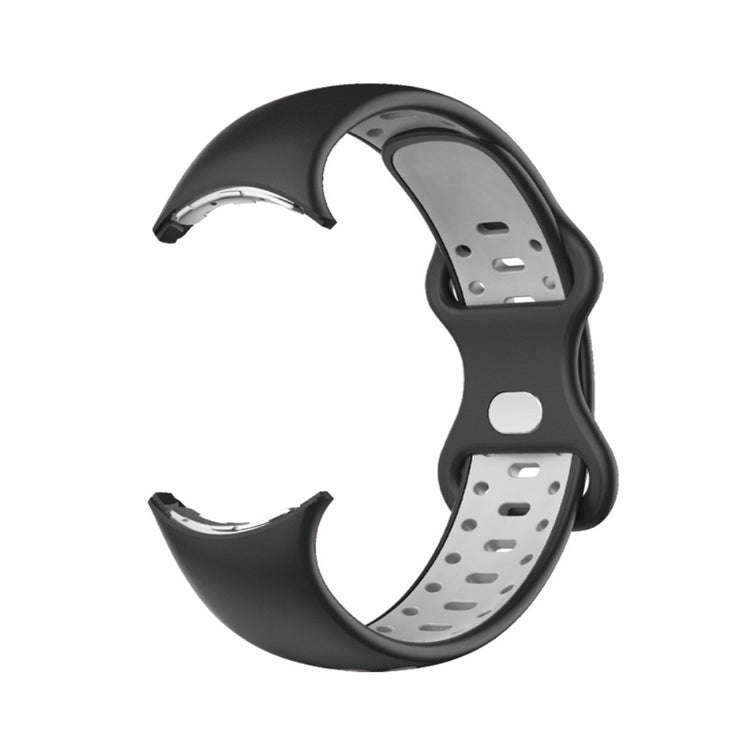 Rigtigt fantastisk Google Pixel Watch Silikone Rem - Størrelse: S - Sort#serie_6