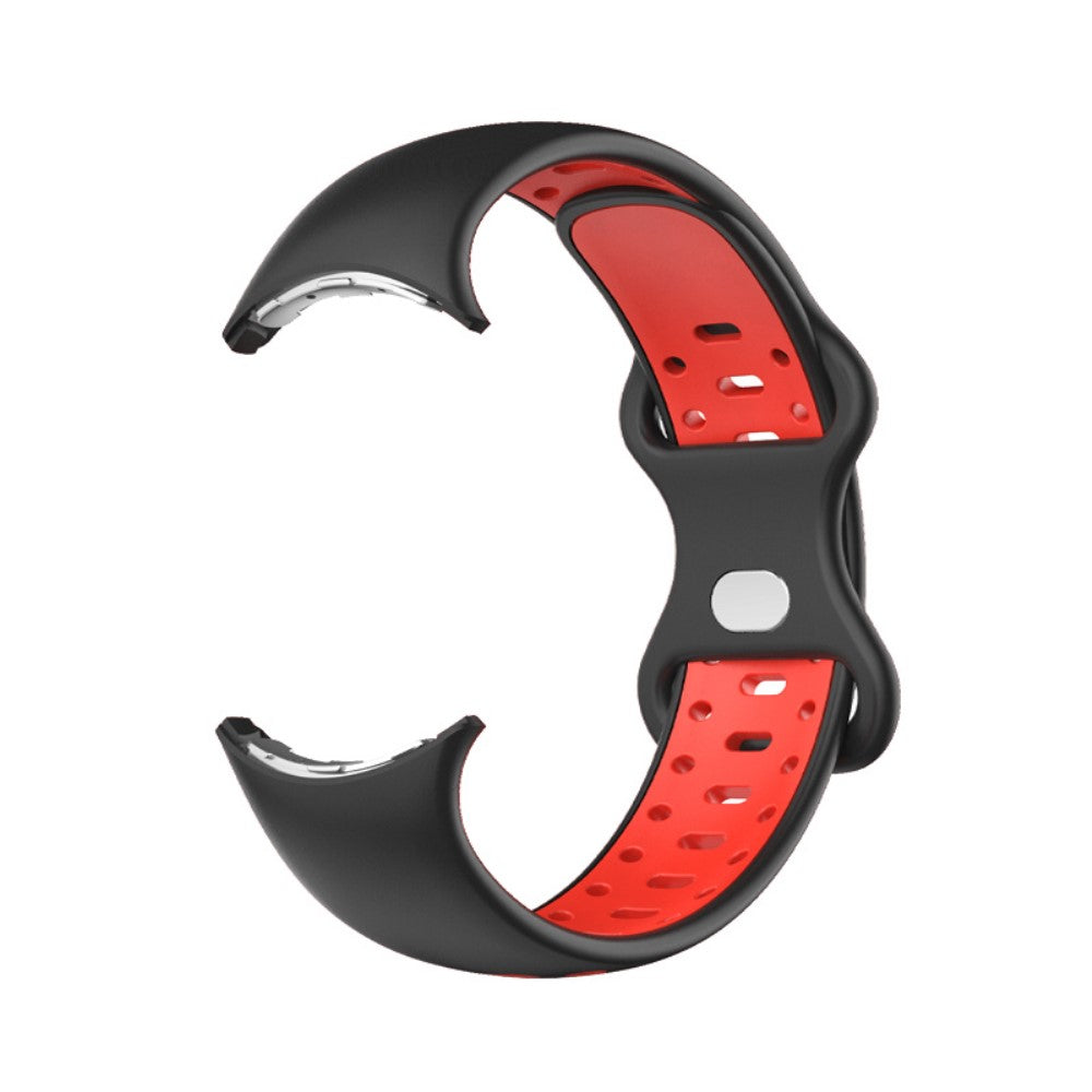 Rigtigt fantastisk Google Pixel Watch Silikone Rem - Størrelse: S - Rød#serie_7