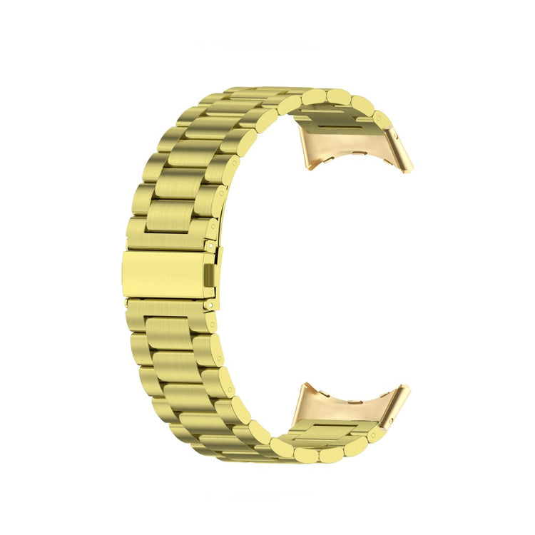 Super slidstærk Google Pixel Watch Metal Rem - Guld#serie_1