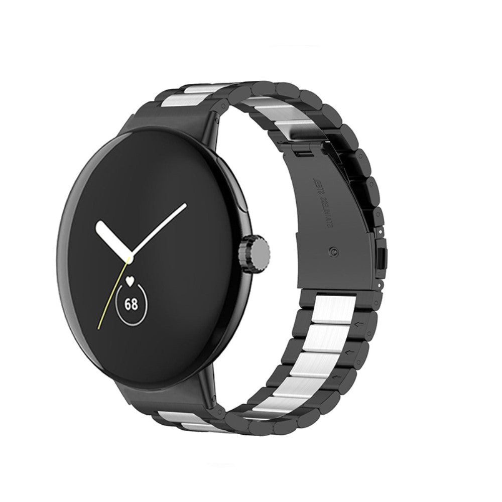 Super cool Google Pixel Watch Metal Rem - Sølv#serie_3