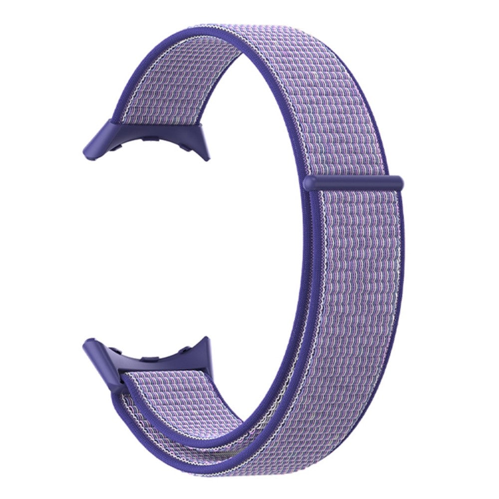 Fremragende Google Pixel Watch Nylon Rem - Lilla#serie_4