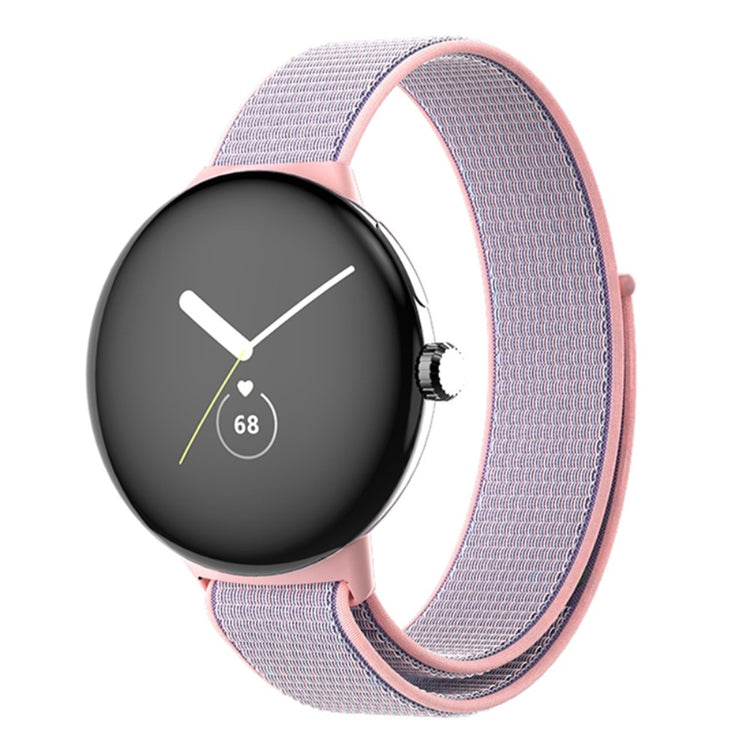 Fremragende Google Pixel Watch Nylon Rem - Pink#serie_5