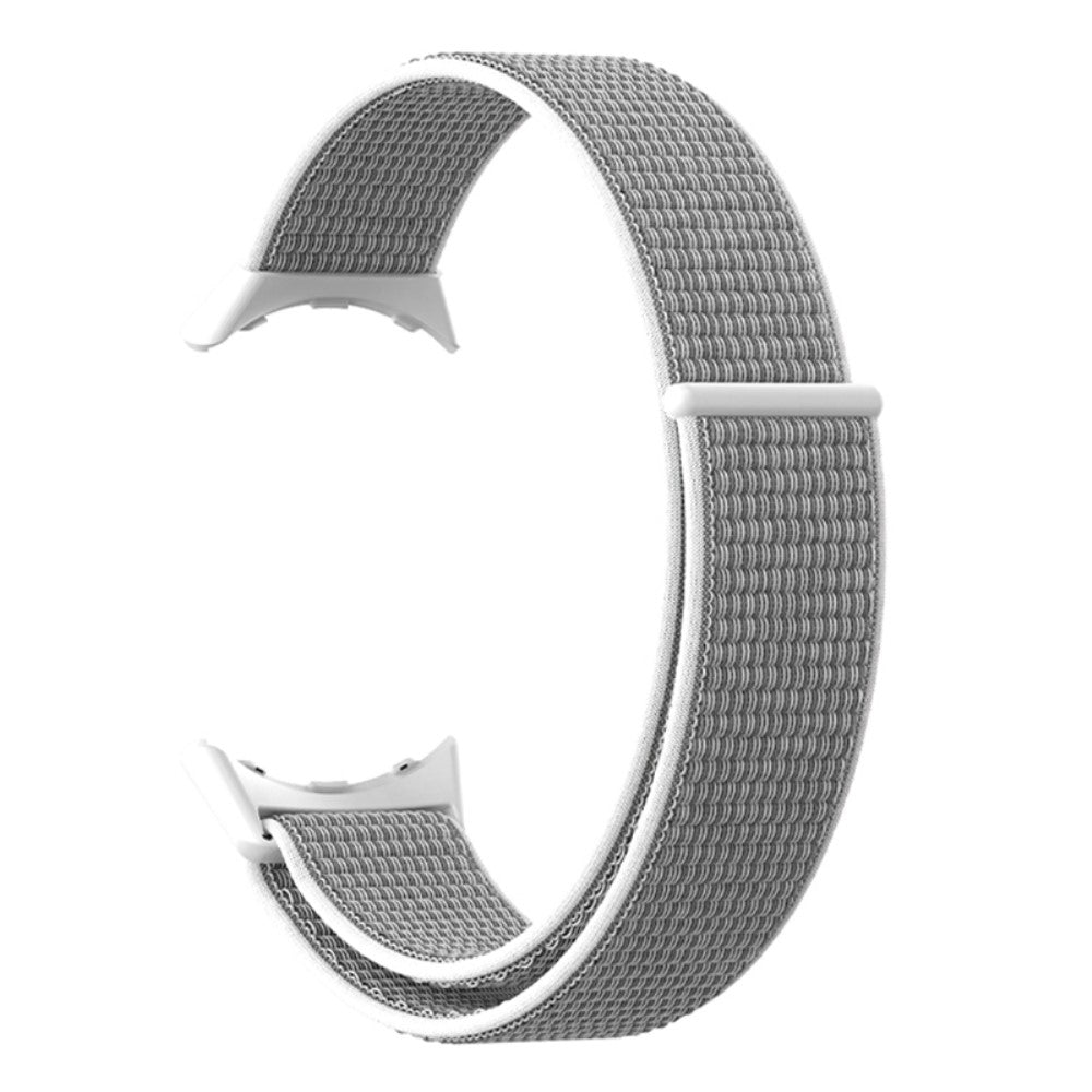 Fremragende Google Pixel Watch Nylon Rem - Sølv#serie_7