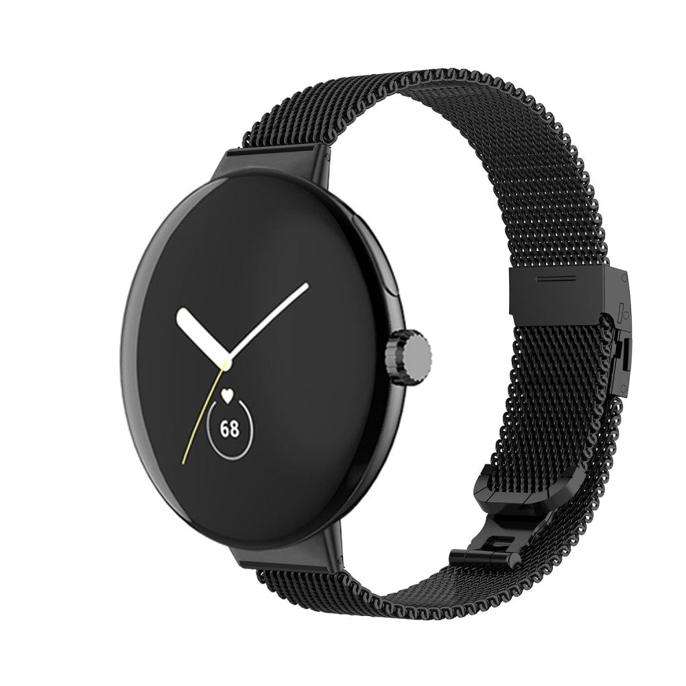 Super hårdfør Google Pixel Watch Metal Rem - Sort#serie_1
