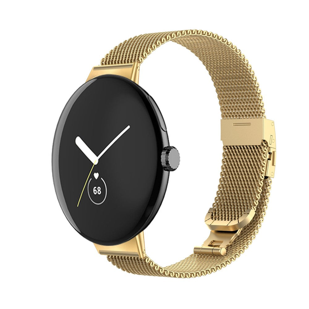 Super hårdfør Google Pixel Watch Metal Rem - Guld#serie_2
