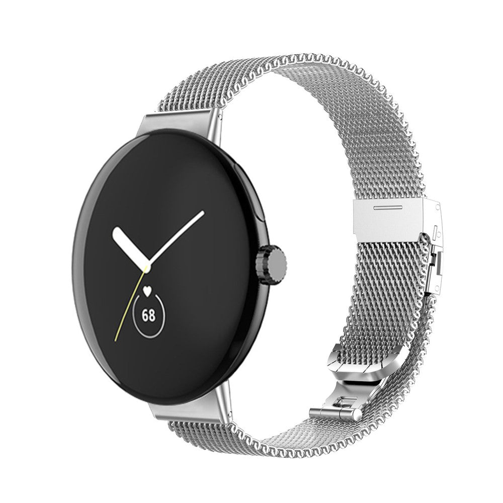 Super hårdfør Google Pixel Watch Metal Rem - Sølv#serie_4