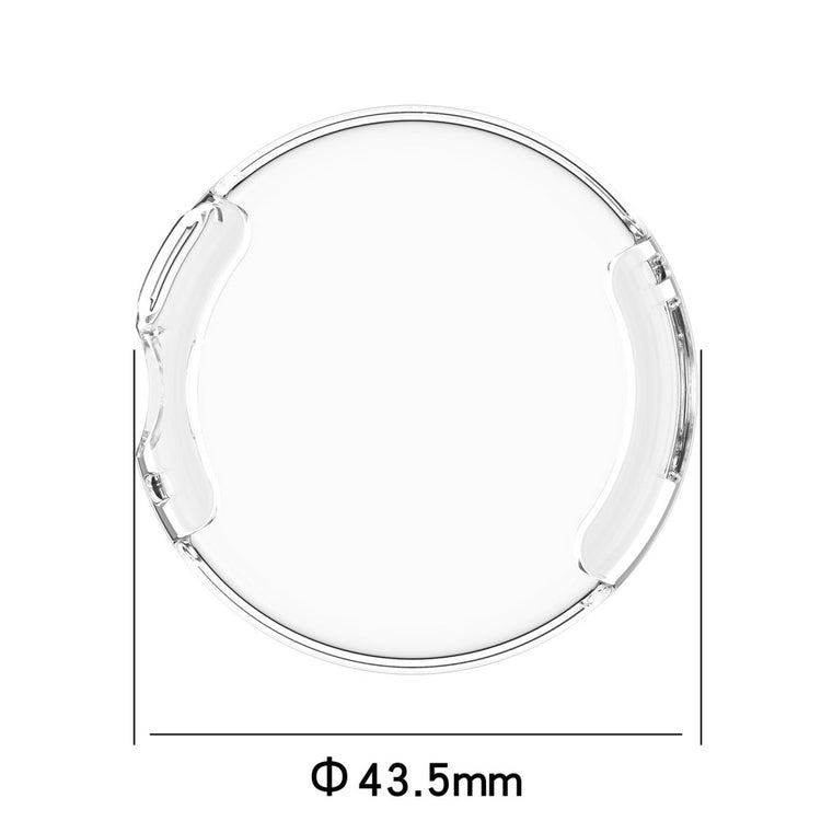 Godt Google Pixel Watch Cover med Skærmbeskytter i Silikone - Sølv#serie_2