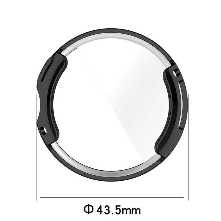 Godt Google Pixel Watch Cover med Skærmbeskytter i Silikone - Blå#serie_4